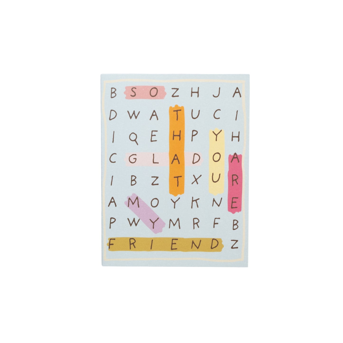 "Crossword" Card