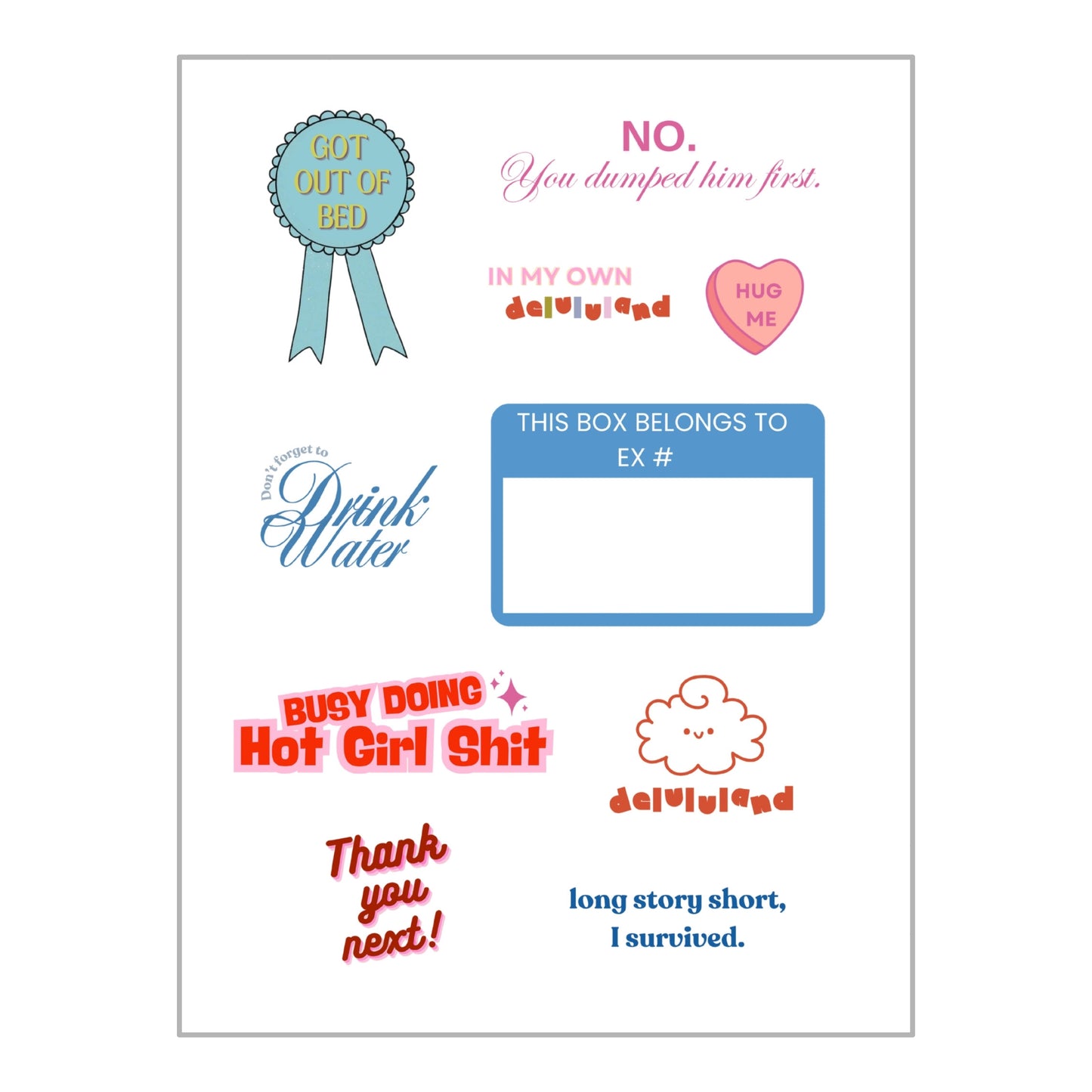 Sticker Sheet